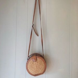 Vintage wicker purse